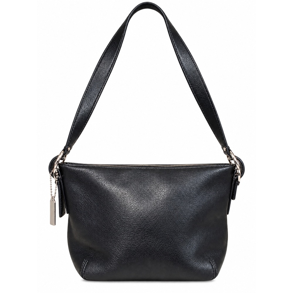 Coach Black Leather Demi Shoulder Bag